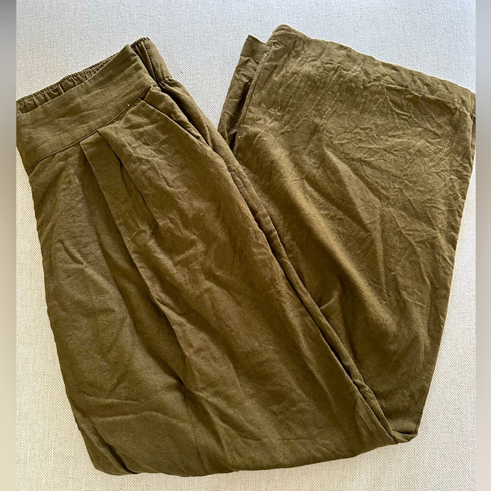 Linen Wide Leg Pants